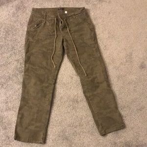 Size 12 Supplies Camo Green Pants